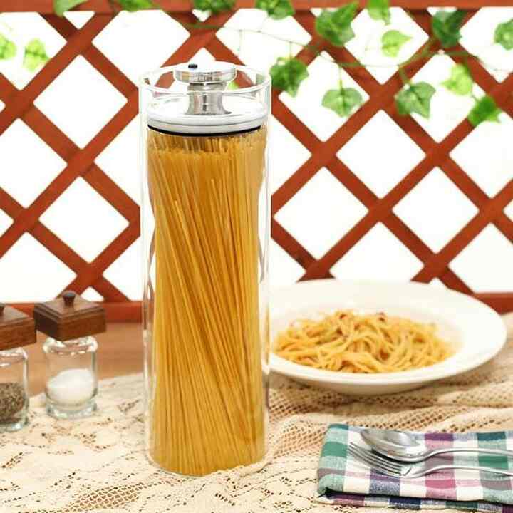 ガラス製キャニスター 保存容器 エアリデューサー LL 1.8L