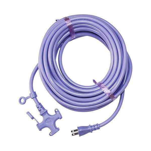 ソフトタイプ延長コード10m KM03−10 ムラサキ