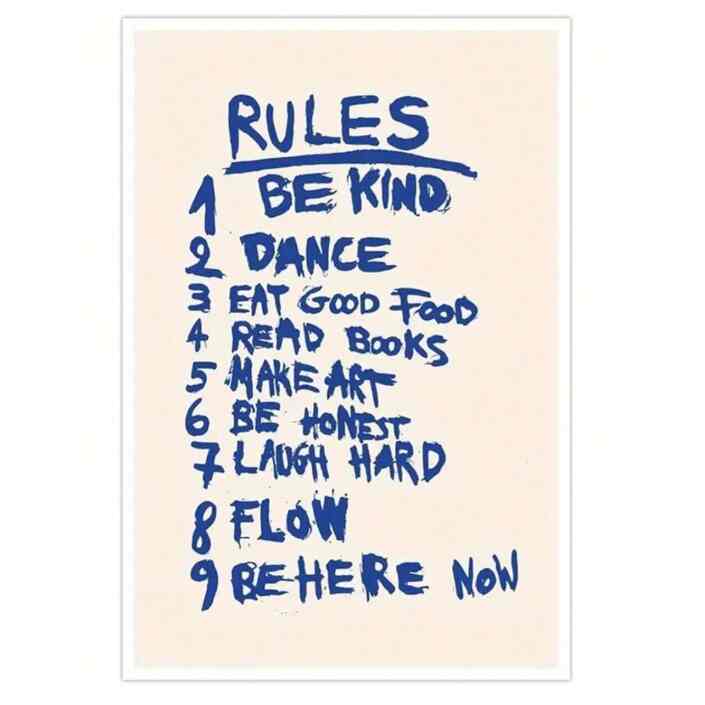 インスピレーションの抽象的なルールポスター