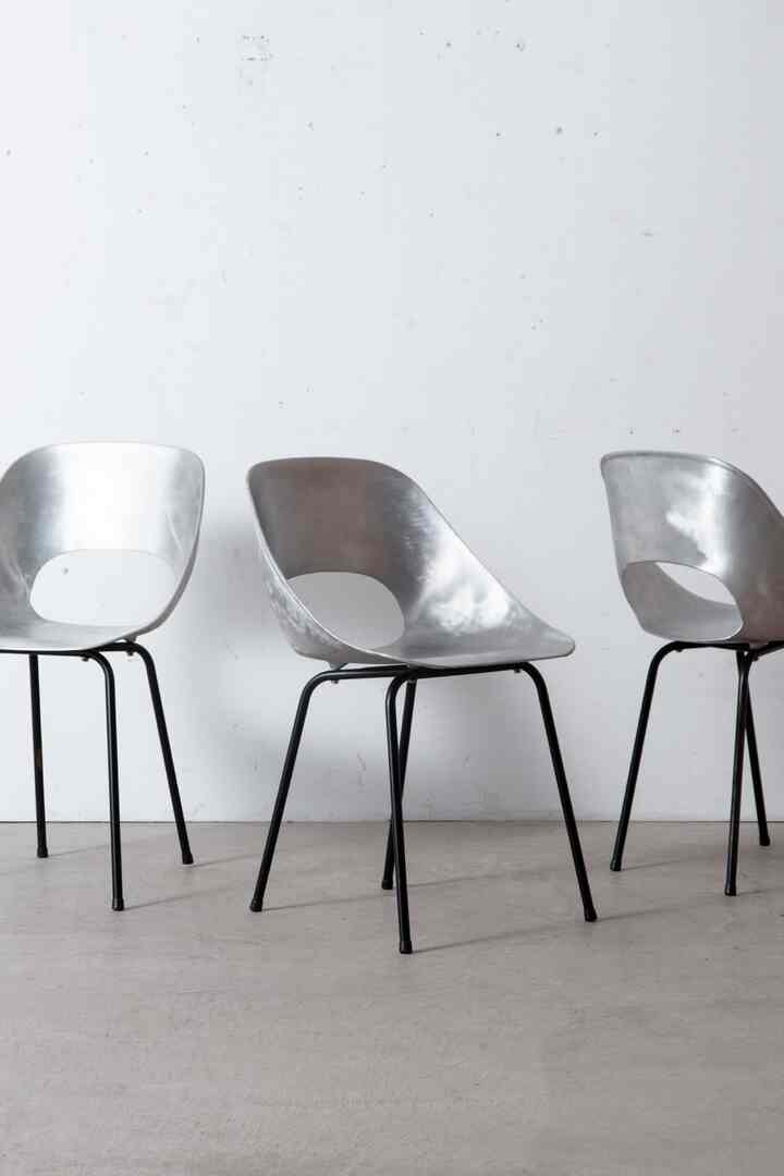 Tulip Chair チューリップチェア Aluminium and Steel