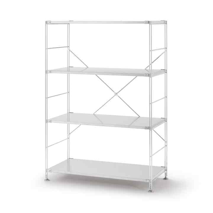 ステンレスユニットシェルフ ステンレス棚セット ワイド 中