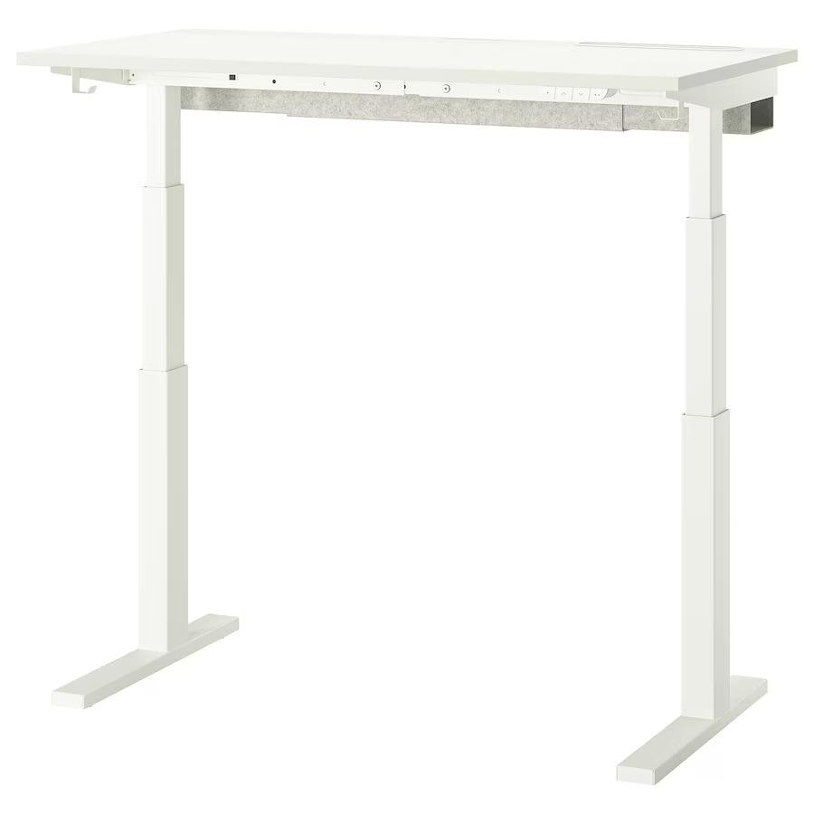 MITTZON ミッツォーン ホワイト IKEA イケア 昇降デスク 折りたたみ IKEA MITTZON ミッツォーン デスク 昇降式, 100V | デスク | Ohouse
