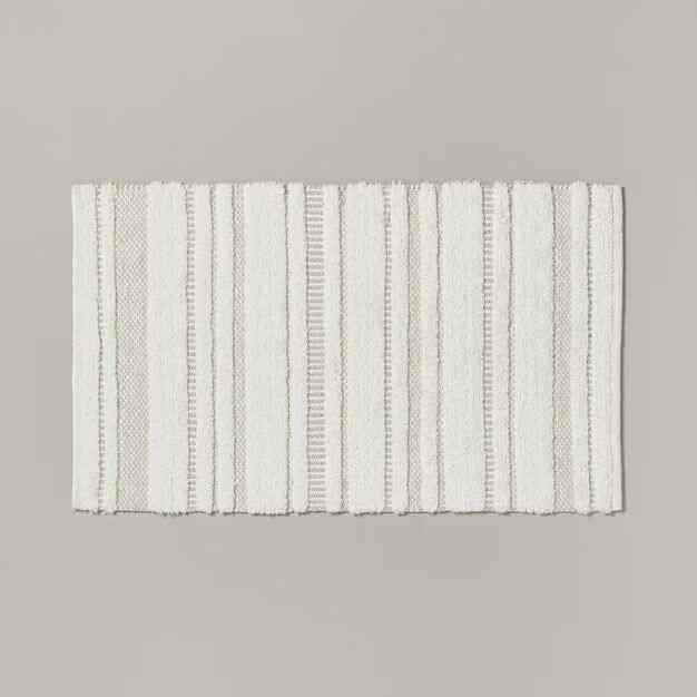 Chunky Stripe Bath Rug