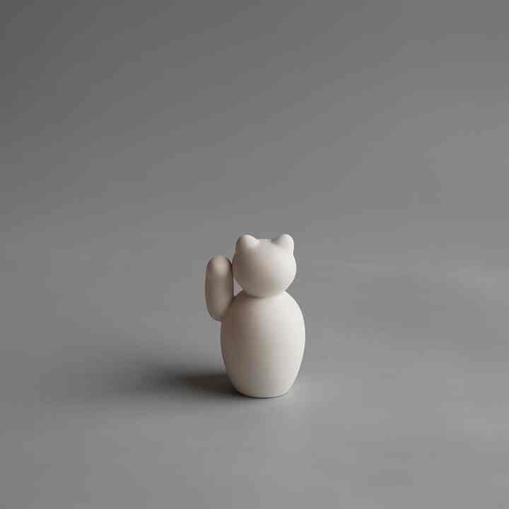 manekineko ( 右片手 ) - white