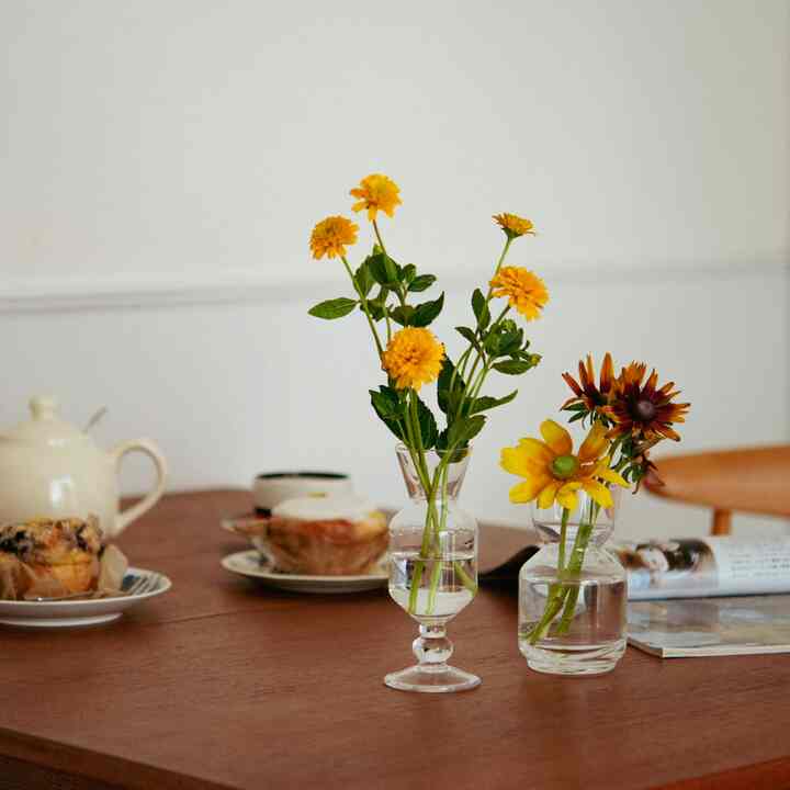 ちいさなガラスの花びん