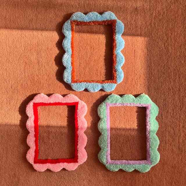 Poster Frame Rug【mai collaboration】