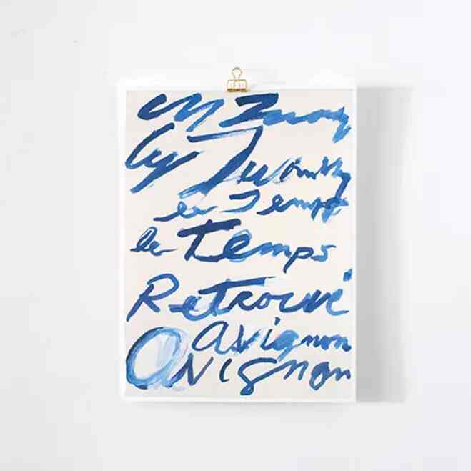 ポスター "Le temps retrouve" Avignon 2011