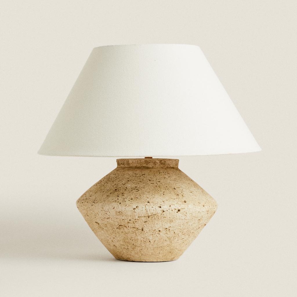 ZARA HOME アースンウェアベース ミディアム テーブルランプ | 照明