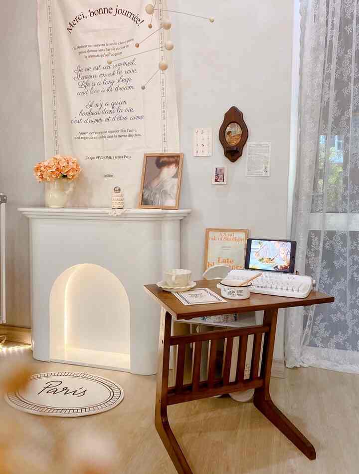 Style SAY Little Home bergaya Minimalis Vintage classic Ala France & Korea dengan warna putih ivory dan sentuhan woody membuat rumah terlihat lebih nyaman #homedecor #minimalist #modern #vintage #francestyle #korean #homedecor #classic #rumahkecil #rumahmungil