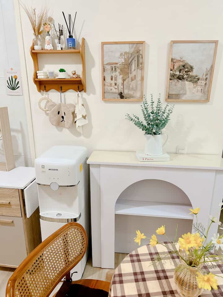 spot baru di home chy aku tambahkan perapian di spot coffee 
#rumahminimals
#inspirasikoreastyle
#aestheticroom
#spotcoffee
#decorasilowbudget