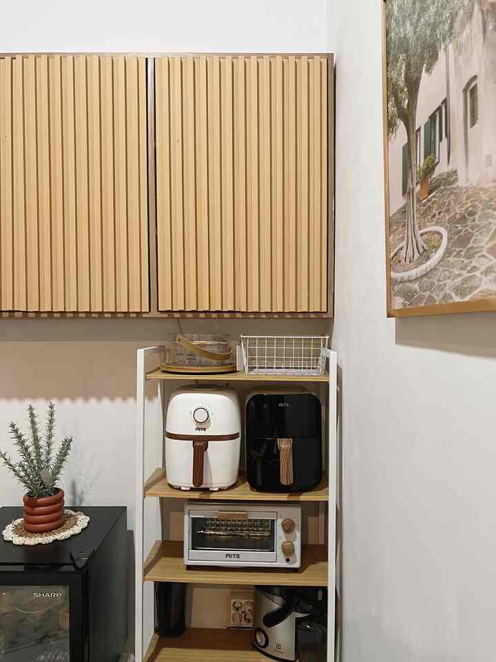 ide dapur mini 🤍 #minikitchen #kitchenstyle dekorasi dapur