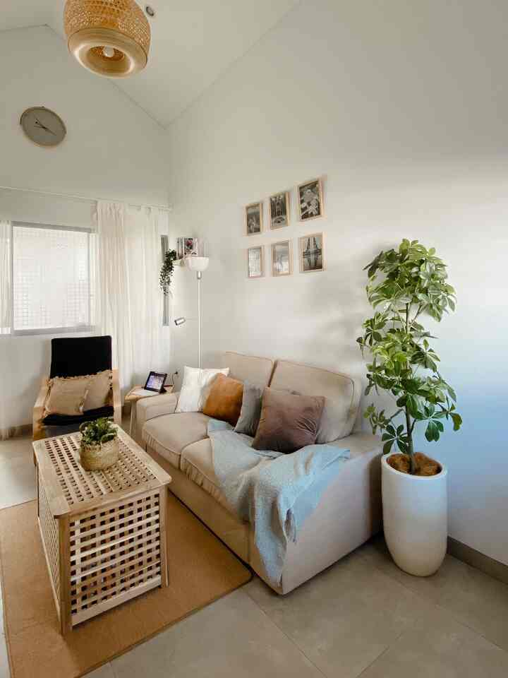Living room mini✨

Living room itu ruangan yang penting juga dirumah ya.. karna tempatnya berkumpul keluarga, mood yang kita ciptakan di ruangan ini lebih ke warm and homey dengan memadukan warna wood, white, green, and black.. kita styling living room ini dengan meja tamu kayu dengan storage dibawahnya. karna ini tiny house, jadi kita perlu memaximalkan dengan pakai storage. 

#livingroomstyling #livingroomdecor #livingroommakeover #livingroom #livingroomscandinavian #scandinavianhome #tinyhome #tinyhouse