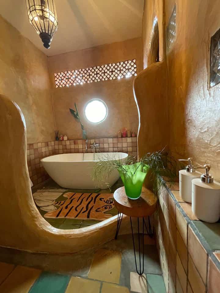 Peringatan kamar mandi baru! #rusticbathroom #morroconroom #aestheticbathroom #bathroominspiration #bathroomdecor