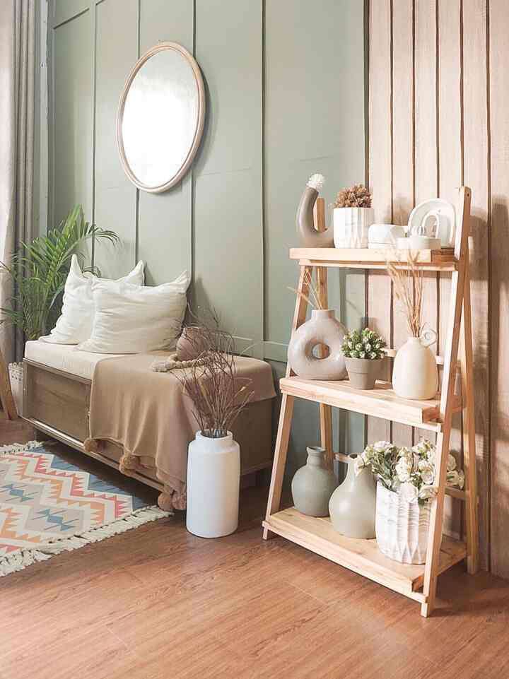 Di Living Room ini 80% benda Favorite aku, smw punya kenangan n cerita, spt ...Rak kayu, Cermin oval, Stool Tabung... smw nya di dapat dari menang ikut Giveaway foto Homedekor🎉👌🥰 smw recomended bgt👌

Semoga Menginspirasi🙏
#BendaFavorit
#RecomendedFurniture
#RecomendedDecorItems
#Livingroom #Bekasi #Homedekor