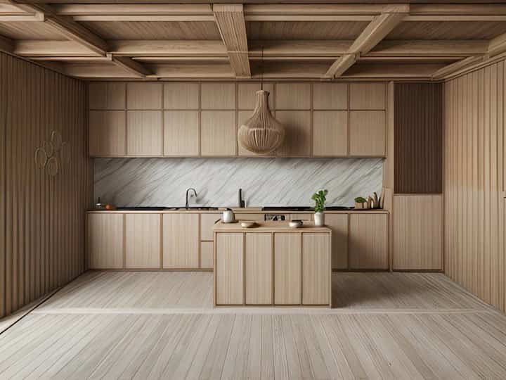 Kitchen japandi 
Kitchen set Japandi menghadirkan pengertian unik tentang desain dapur yang menggabungkan elemen elegan Jepang dan kesederhanaan Skandinavia. Temanya memancarkan suasana tenang dan alami, menciptakan harmoni antara fungsi praktis dan keindahan estetika. Dengan sentuhan elemen alam dan palet warna yang lembut, kitchen set Japandi menciptakan ruang dapur yang ramah, memadukan kehangatan rumah Skandinavia dengan keanggunan minimalis Jepang."
#kitchejapandi #japandistyle #designkitchen

