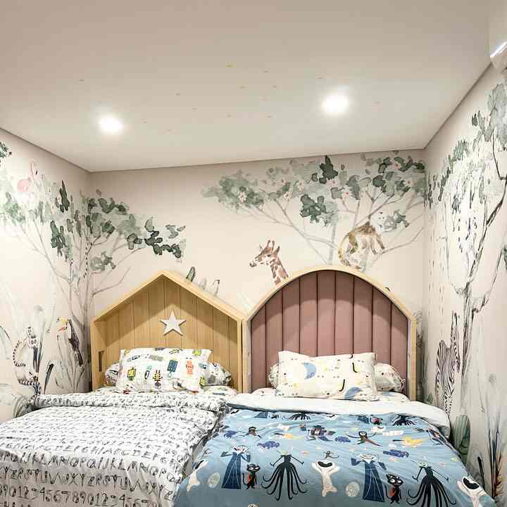 Kamar anak-anak dengan tema jungle ✨

#kidsbedroom #kamaranakaesthetic #kamaranaklakilaki #kamaranakperempuaj