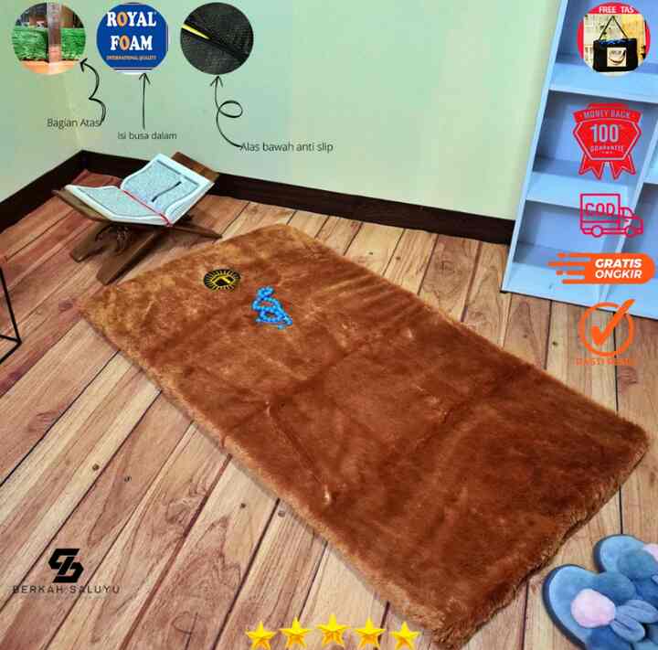 Sajadah Super Premium UK 115CMX65CMX5.5cm ANTI SLIP BTK