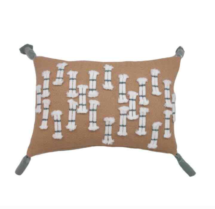 CUSHION COVER CASORIA TWOLINES CREAM WHITE 30X45CM