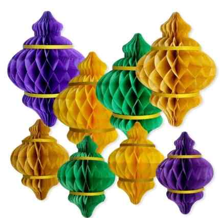 Lampion Kertas Lebaran Gantungan Lentera Kertas Dekorasi Idul Fitri