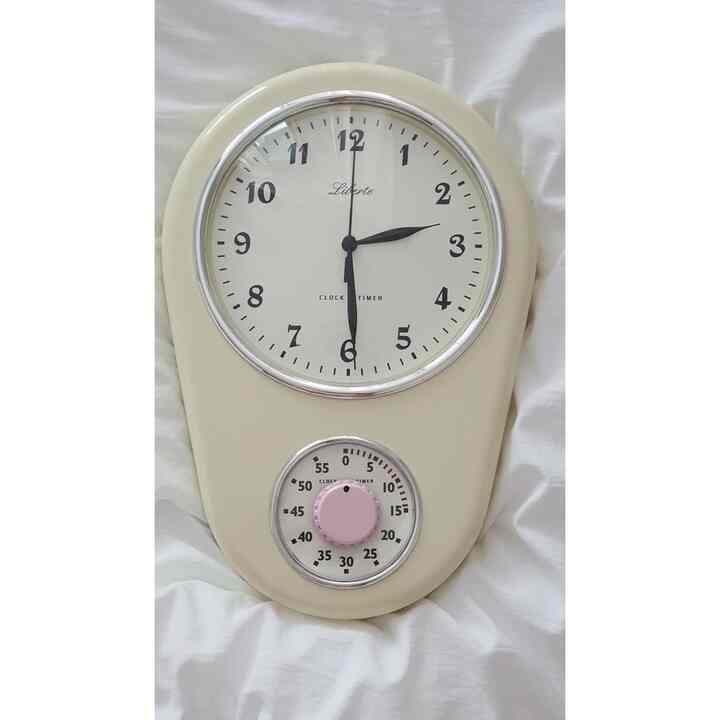 Liberte Jam Dinding Vintage, Ivory