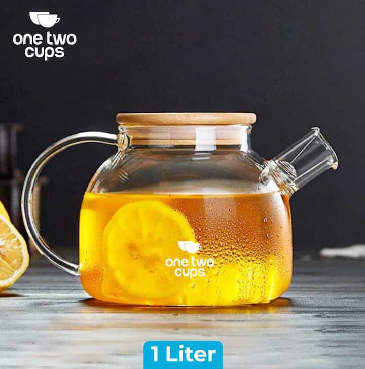 Teko Kaca Pitcher Teh Chinese Teapot Maker Glass 1L