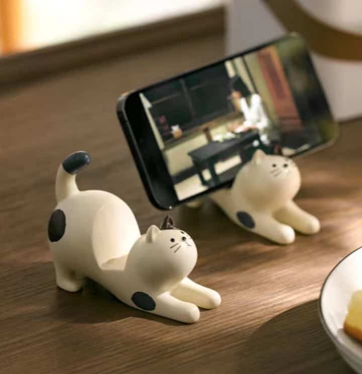 Cat Phone Stand Holder Rack Desk Rack
