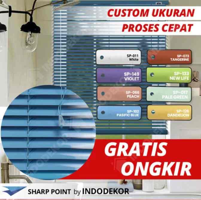 Horizontal Venetian Blind - Kerai Aluminium 25mm