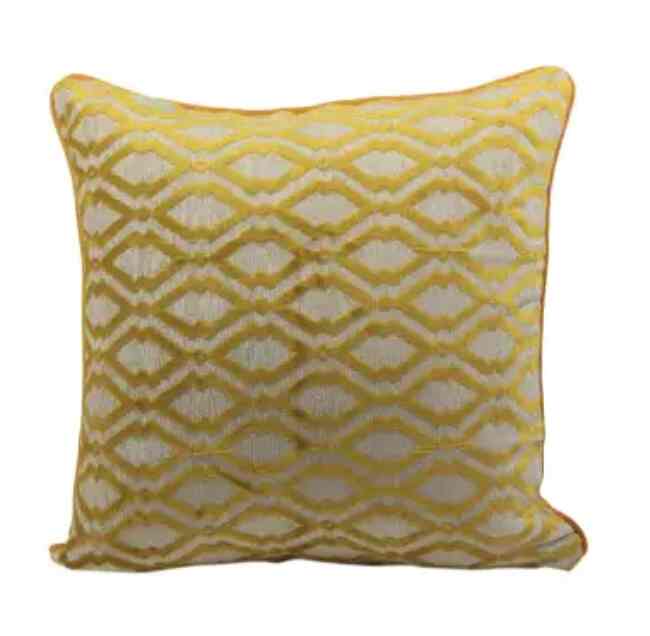 Sarung Bantal Sofa 43x43 Cm Diamond - Kuning