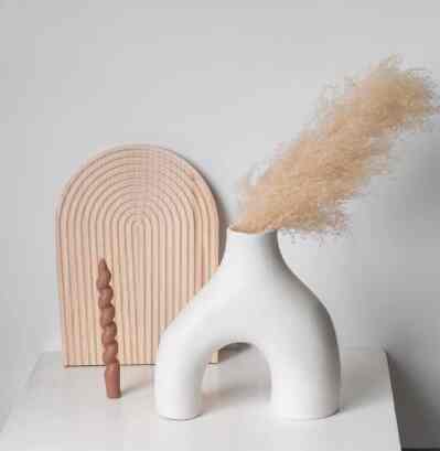 Peony - Concrete Nordic Vase - Vas Bunga Scandinavian