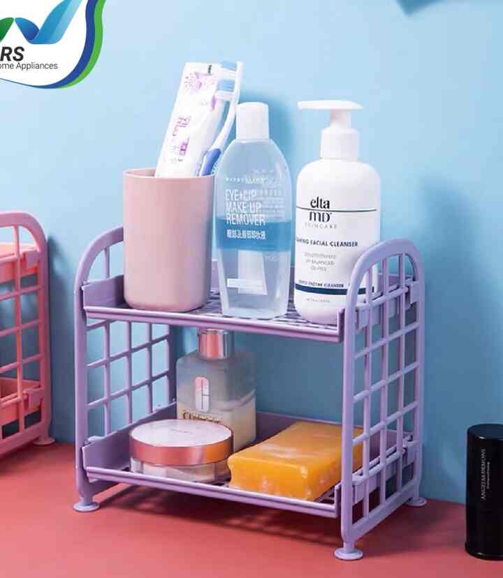 Rak Susun Mini Serbaguna Multifungsi WJ7077 Bahan Plastik