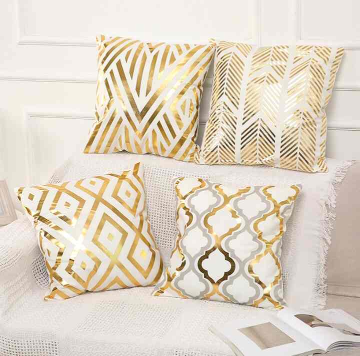 Gold Series Pillow Cushion Cover / Sarung Bantal Bludru Sofa Kursi Vintage