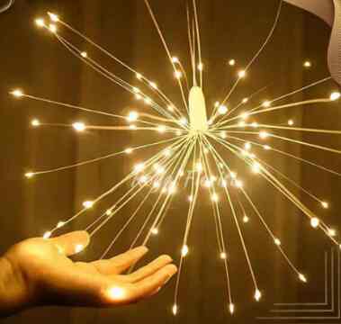 Lampu Hias Kembang Api Fireworks Laba Laba