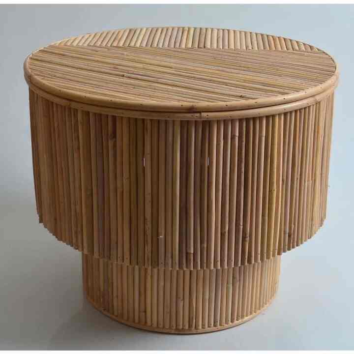 Meja Rotan Round Side Table RKFU-20019