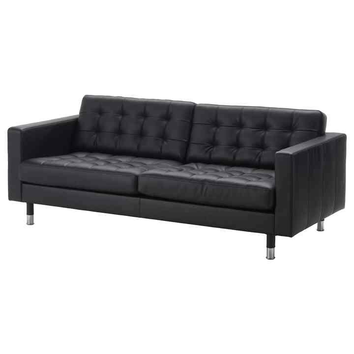 Landskrona sofa 3 dudukan bomstad hitam