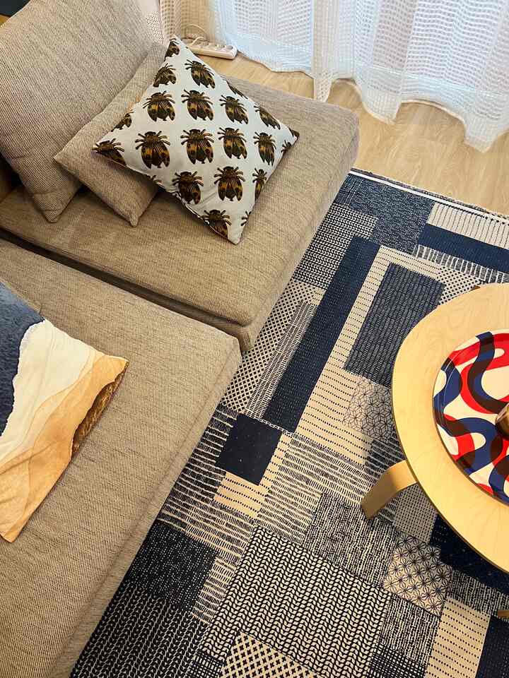 Blue connects rhe rooms 🔵 #RoomDecor #FavoriteRooms #DecorIdea #BlueDecoration #ConnectingRooms