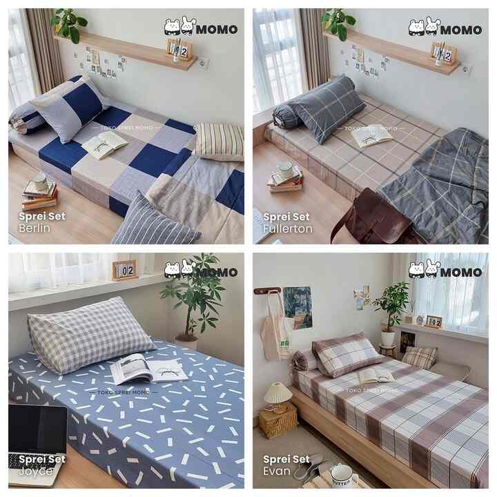 Sprei Set Katun 120x200