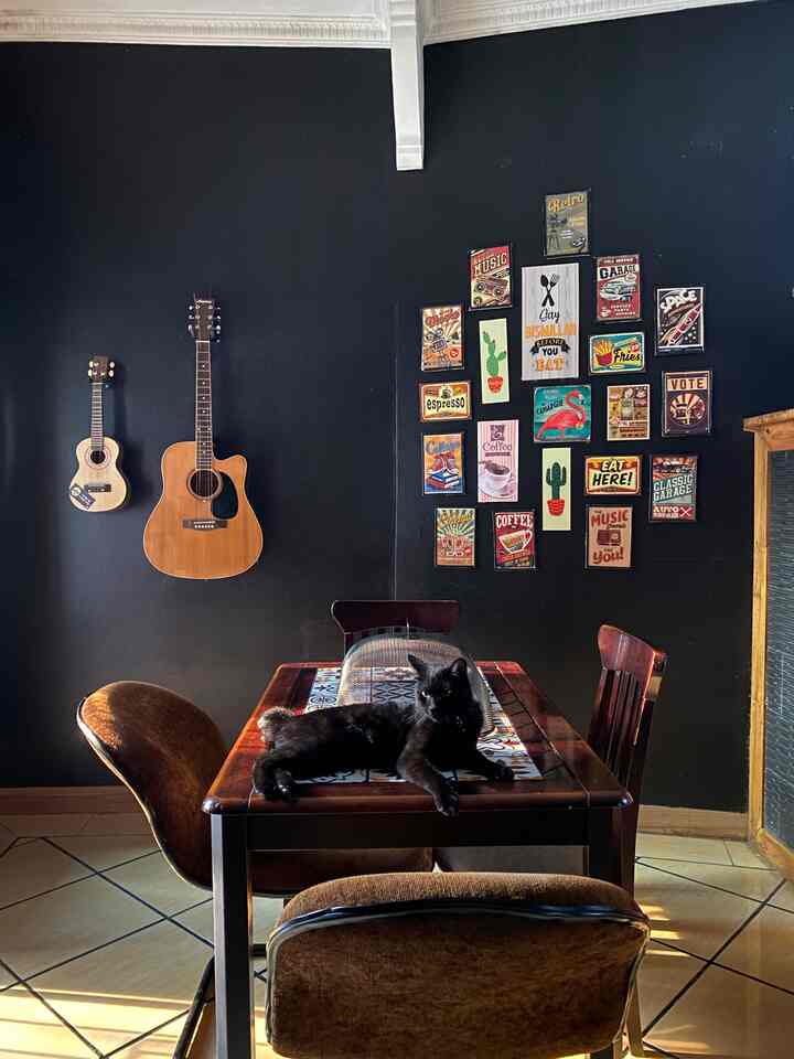 Benda Favorit dirumah 

4 benda/dekorasi favorit pertama walldecor dinding ini harganya murah tapi bikin ambiece ruangan jd beda, ke 2 gitar akustik karna punya story sendiri, ke 3 sticker tegel ga tau kenapa suka banget sama motif tagel ini hampir ada di setiap ruangan (dapur,ruang tamu,ruang makan) ke 4 tudung saji hitam yang baru aja dibeli bikin makanan aman banget dari keisengan anabul 🤭

#BendaFavorit
#RekomendasiDekor
#RecomendedDecorItems
#DekorasiRumah
#RuangMakan