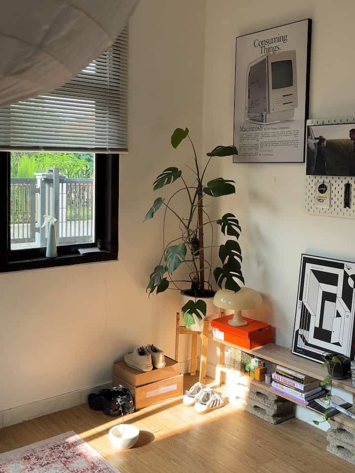 Saat sinar matahari masuk👀

#StylingBedroom #MakeOverBedroom #RenovasiBedroom #kamaridea #idedekorkamar