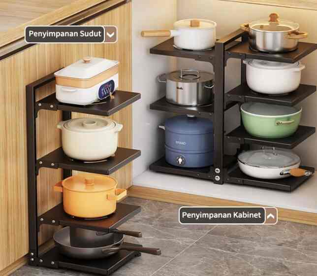 Rak Mount Panci Dapur