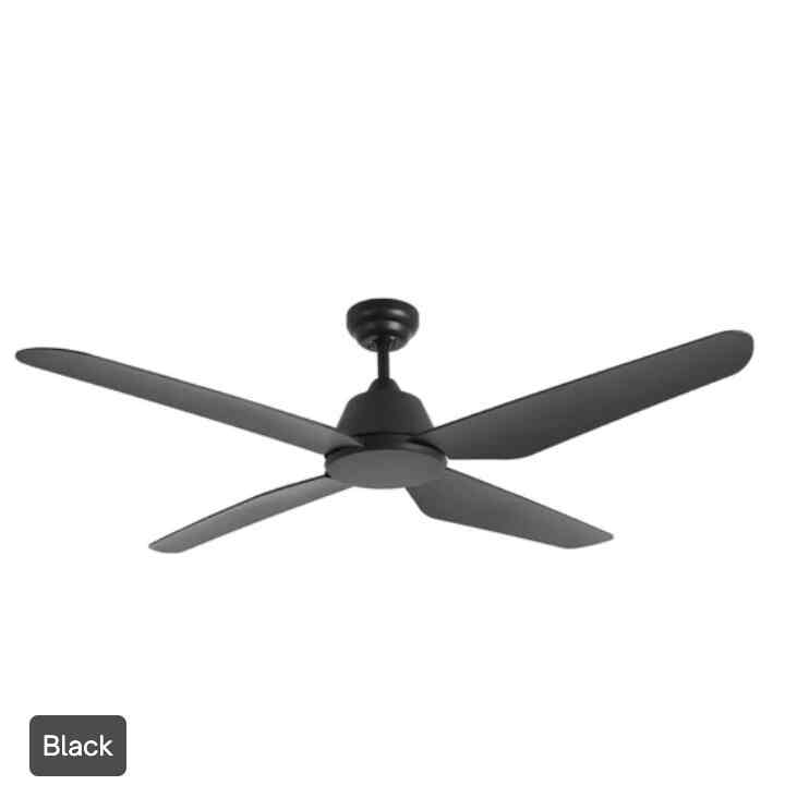 Kipas Angin Dekorasi 52" - Black