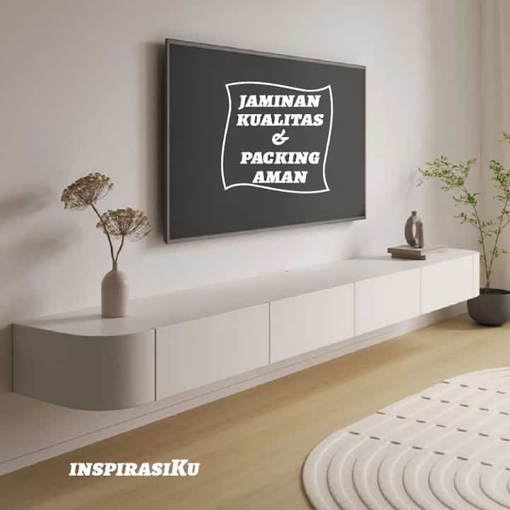 Meja TV Kabinet Gantung Minimalis