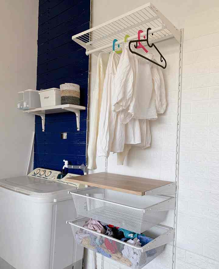 Low budget Laundry room ✨

Laundry room sederhana pakai series boaxel nya ikea & Masi mix pake mesin cuci lama.

#laundryroom
#laundryroominpirasi
#laundryroomboaxel
#ikeaboaxel
#lowbudgetdecor
#rumahtanpaarsitek
#sukabumi