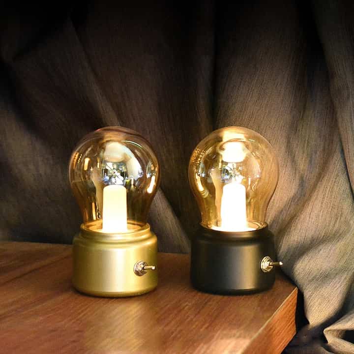 Lampu Tidur Bulb Retro
