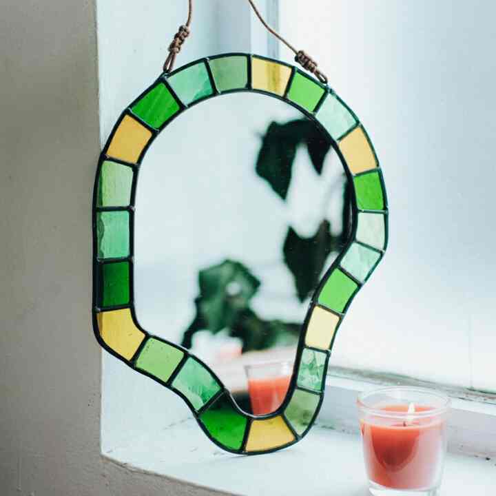 Mila Stained Glass Mirror