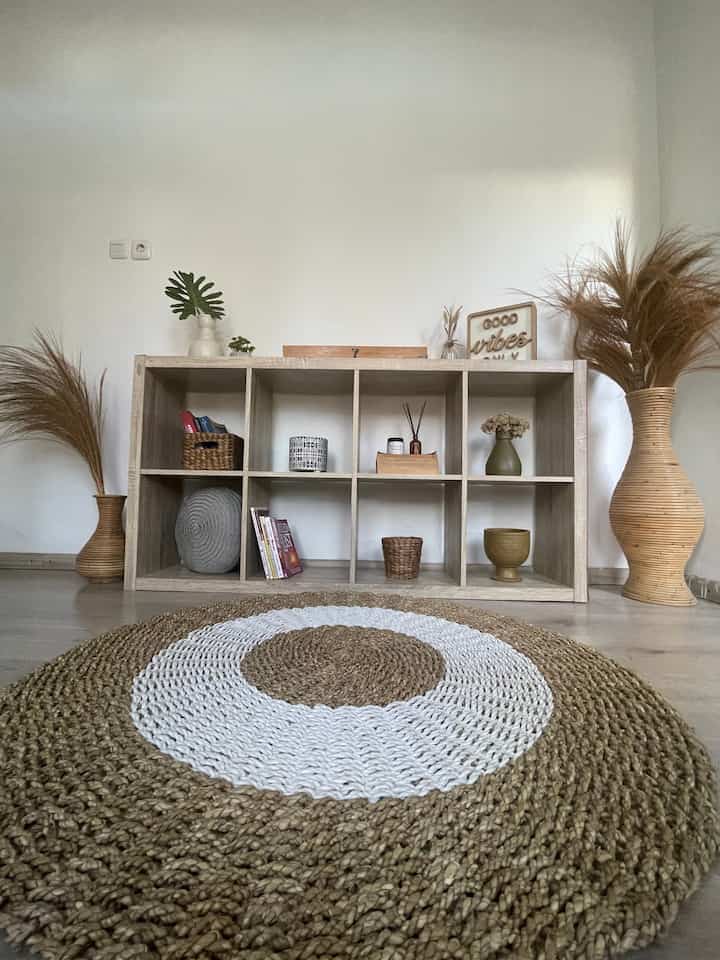 The Foyer in My House. 
I think it’s so bohemian. What do you think? 

#foyer #entrance
#welcome
#FoyerIdea #IdeDekorasiFoyer