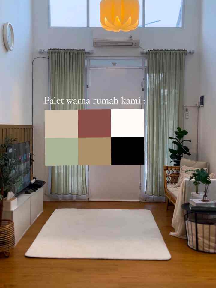 Brings Colour To My Home..

Menetapkan palet warna sedari awal sehingga keseluruhan item dekorasi, furniture dan cat tidak melenceng dari palet warna yang ditetapkan. Dengan demikian tercipta visual yang harmonis dirumah, ambience dan mood yang sesuai dengan konsep rumah. Untuk keseluruhan cat dirumah ini kami mengunakan cat dari @nipponpaintindo 
Dengan kategori warna cat nya tertulis di foto diatas ya..
Nippon Paint SpotLess Briliant White
Nippon Paint Spotless Wood Box
Nippon Paint Elastex PecanSmell
Nippon Paint Elastex Black

Sentuhan terracota nya masih terlalu sedikit ya, rencana ad penambahan aksen bata disatu sisi rumah. Mudah2n ada rejeki bisa realisasikan ide ini segera.

Palet warna rumah kami lebih ke earthtone ya sepertinya.

#homedecor #homestyling #interiordesign #homecolourpallettes #dekorasirumah #rumahestetik #BringColoursToMyHome #HomeColourPalette #RekomendasiWarnaRumah..