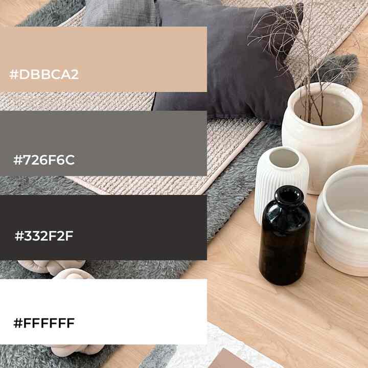 Colour Pallete.

Since kami mengambil tema Japandi. Colour palette yang kami gunakan mostly natural seperti cream, abu, hitam, dan juga putih.

Element lain pun kami juga sesuaikan dengan warna warna natural. Kami mengadopt warna tersebut karena kami ingin menciptakan ruangan yang homey dan warm.

#BringColorsToMyHome
#HomeColorPalette
#RekomendasiWarnaRumah
#JapandiColors
#JapandiNatural
#JapandiTone
#Japandi