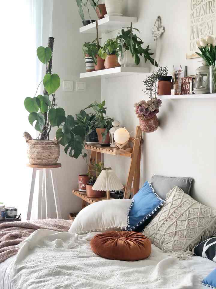 sementara sejagad raya mengadopsi scandi style, jiwa bohemian ini meronta-ronta. Berdamailah aku, mengkombinasikan scandi dan boho style.

warna-warna scandi yang bikin ruang terang dan apik, jadi pilihan. ke bohemian ku, muncul di dekor earth color, macam terakota, dan printilan cantik seperti bantal macrame, dream catcher, sampai kursi bar kombinasi putih dan kayu.

Gimana, selaraskah si boho dan scandi? 


#OClassInteriorstyling #homestyle #bohoscandi #plantmom #catlover #DecoralowBudget #cozyplace