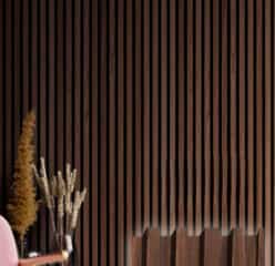 Wood Panel WPC / Wall Panel PVC / Woodpanel Wallpanel Kisi Kisi Kayu / Panel Dinding Motif Kayu