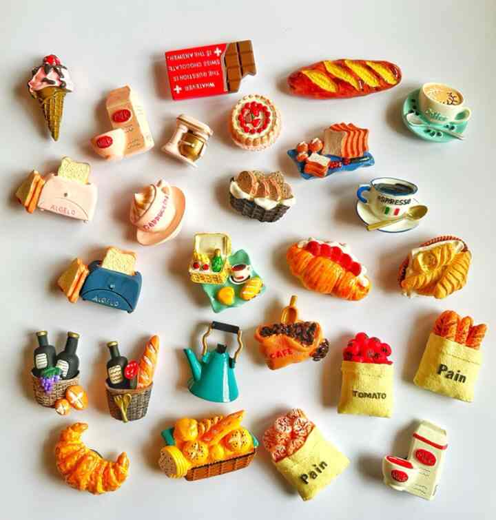 Magnet Tempelan Kulkas Bentuk Makanan